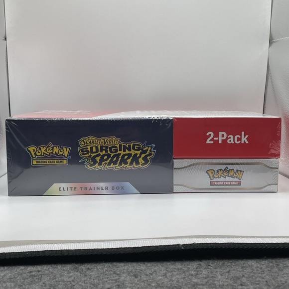 Pokemon TCG Surging Sparks Booster Box Elite Trainer Box + Booster Bundle Costco - Picture 3 of 6